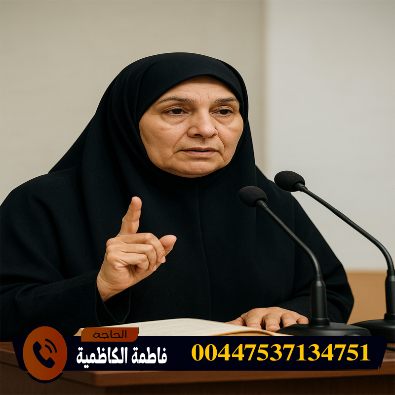 شيخ روحاني العلاج مجانا الحاجة فاطمة الكاظمية واحدة من اكـبر الرقاة والمعالجين بالطاقة 00447537134751